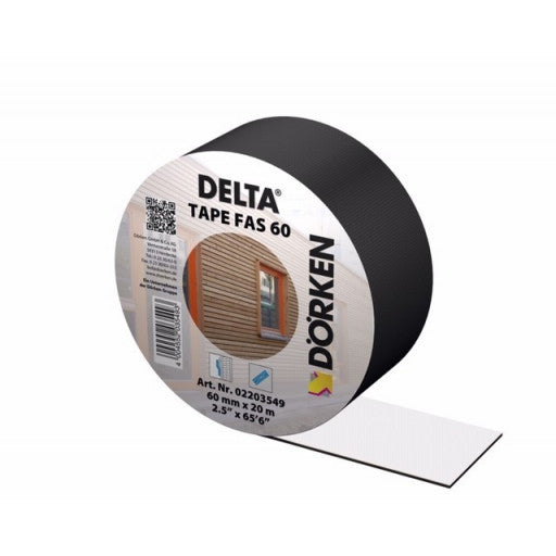 Tape Delta FAS 60 6cm x 20m: Delta FAS 60 tape met afmetingen 6cm x 20m.