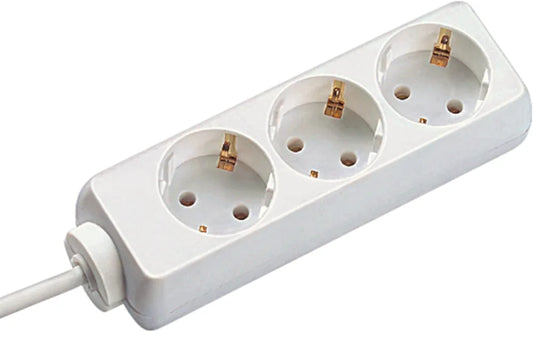 Power strip 3V+RA+SN.1.5M WHITE 3600W