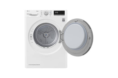 LG - Warmtepompdroger 8kg A++ WiFi EcoHybrid AutoClean AntiKreuk