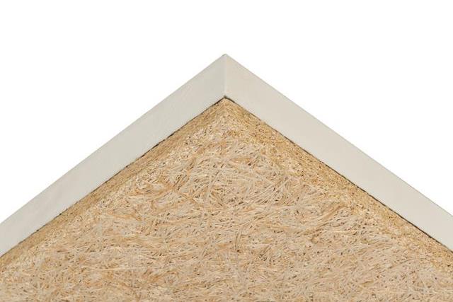 PIR + Houtwolcement naturel 1200x600x70+25mm Rd:3,18 (=0,72 m²): Plaat met PIR en houtwolcement in naturelkleur, afmetingen 1200x600x70+25mm, Rd-waarde van 3,18, geschikt voor 0,72 m².