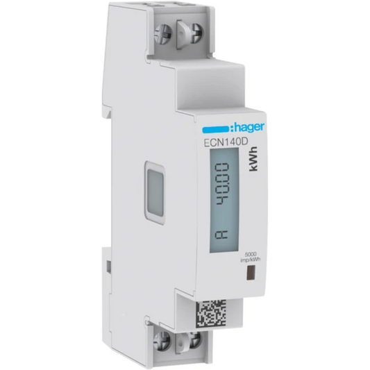 Hager kWh-Meter 1F DIR 40A 40A ECN140D