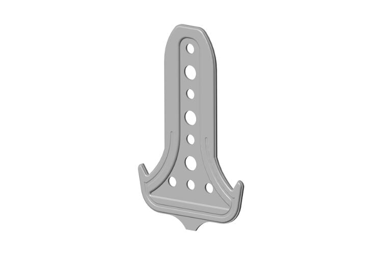 Metal stud Ankerhanger 170mm C60/27 profiel (10 stuks): Set van 10 ankerhangers van 170mm voor C60/27 profielen.