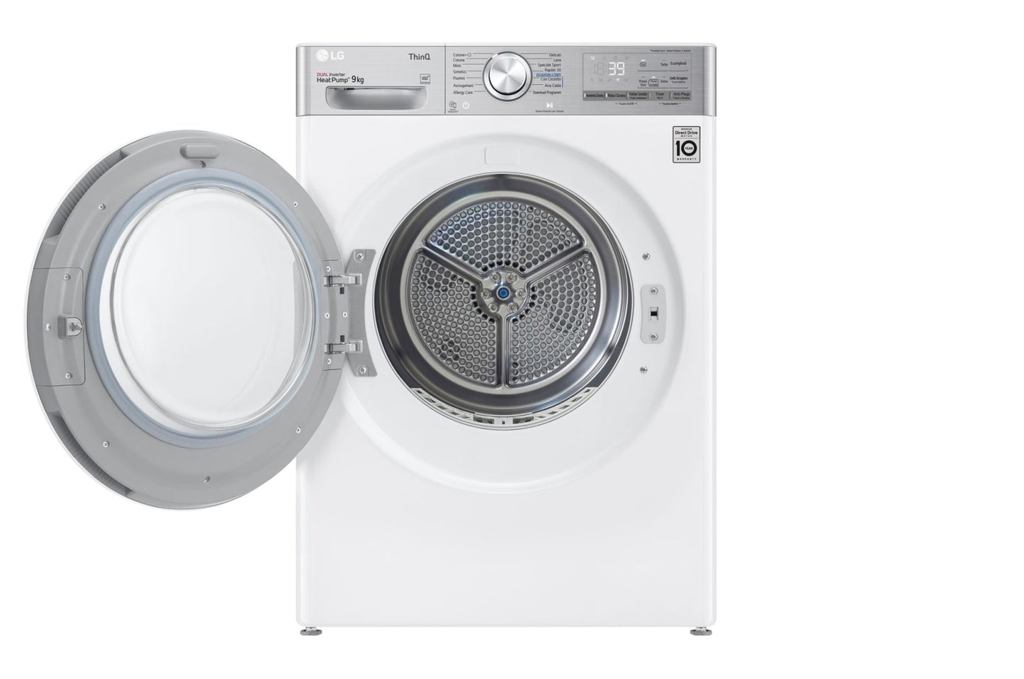 LG - Heat pump dryer RH90V9AV2QR 