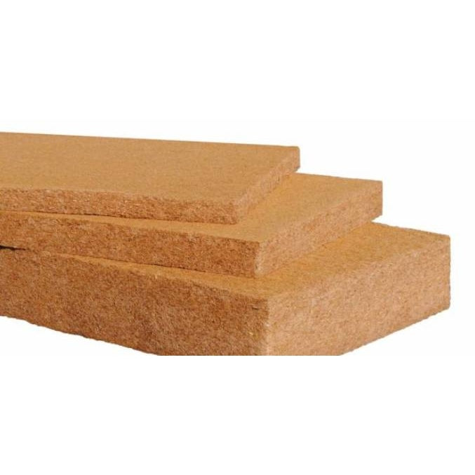 Pavaflex Plus houtvezelplaat 1220x575x30mm Rd:0.80 16pl/pak (=11,22 m2): Pavaflex Plus houtvezelplaat met afmetingen 1220x575x30mm, Rd-waarde van 0.80, 16 platen per pak, dekking van 11,22 m2.