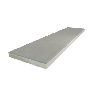 PIR + Fermacell 2600x600x70+12,5mm Rd:3,18 (=1,56 m²): PIR + Fermacell plaat met afmetingen 2600x600x70+12,5mm, Rd-waarde van 3,18, dekking van 1,56 m².